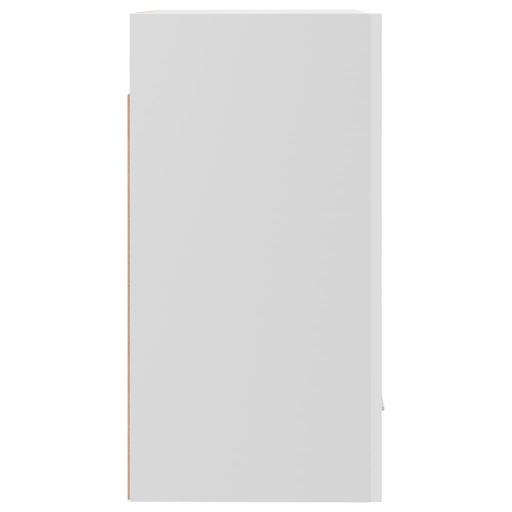 vidaXL Ντουλάπια Κρεμαστά Lyon 2 τεμ. Γυαλ. Λευκό 50x31x60εκ.