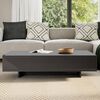 vidaXL Τραπεζάκι Σαλονιού Γυαλιστερό Γκρι 115 x 55 x 31 εκ. από MDF