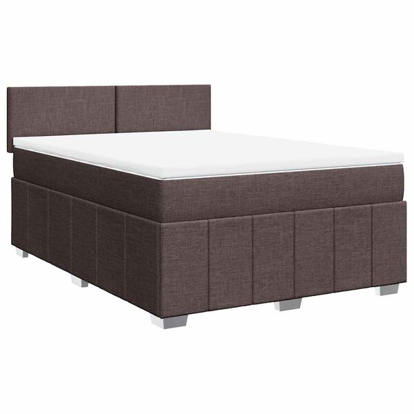 vidaXL &Kappa;&rho;&epsilon;&beta;ά&tau;&iota; Boxspring &mu;&epsilon; &Sigma;&tau;&rho;ώ&mu;&alpha; &Sigma;&kappa;&omicron;ύ&rho;&omicron; &Kappa;&alpha;&phi;έ 140x190 &epsilon;&kappa;. &Upsilon;&phi;&alpha;&sigma;&mu;ά&tau;&iota;&nu;&omicron;