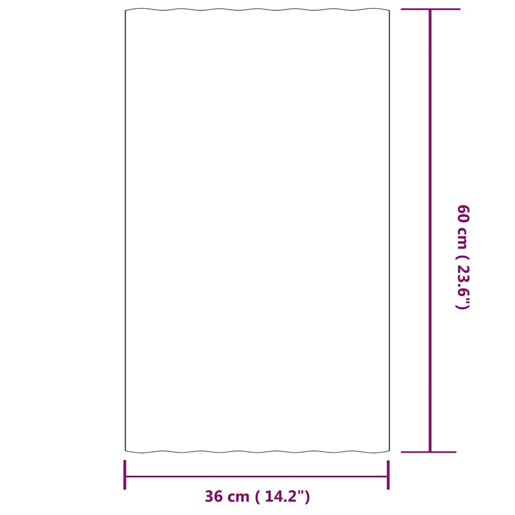 vidaXL Πάνελ Οροφής 12 τεμ. Ανθρακί 60x36 εκ. Γαλβανισμένος χάλυβας