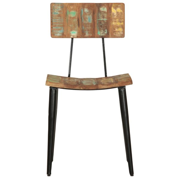 vidaXL Καρέκλες Τραπεζαρίας 2 τεμ. από Μασίφ Ανακυκλωμένο Ξύλο
