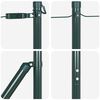 vidaXL Στύλος Περιφράξεων Άλλο 52 pcs Ασημί 3.2 x 3.2 x 68.5 εκ Ατσάλι