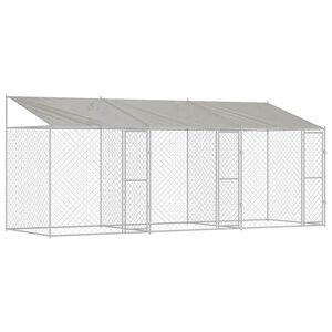 vidaXL &Kappa;&lambda;&omicron;&upsilon;&beta;ί &Sigma;&kappa;&upsilon;&lambda;&iota;&omicron;ύ &mu;&epsilon; &Sigma;&tau;έ&gamma;&eta; &Alpha;&sigma;&eta;&mu;ί 600 x 200 x 256 &epsilon;&kappa;.