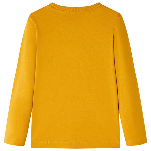 Μπλουζάκι Παιδικό Μακρυμάνικο Ώχρα 140