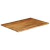 vidaXL Επιφάνεια Τραπεζιού 100x80x2,5 εκ. Live Edge Μασίφ Ξύλο Μάνγκο