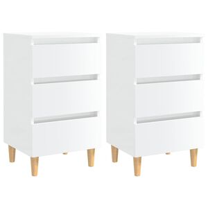 vidaXL &Kappa;&omicron;&mu;&omicron;&delta;ί&nu;&alpha; 2 &tau;&epsilon;&mu;. &Gamma;&upsilon;&alpha;&lambda;. &Lambda;&epsilon;&upsilon;&kappa;ό 40 x 35 x 69 &epsilon;&kappa;. &mu;&epsilon; &Xi;ύ&lambda;&iota;&nu;&alpha; &Pi;ό&delta;&iota;&alpha;