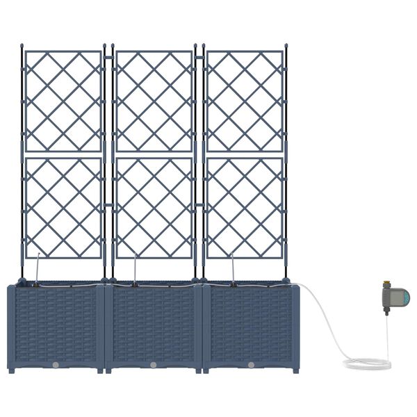 vidaXL &Gamma;&lambda;ά&sigma;&tau;&rho;&alpha; &Kappa;ή&pi;&omicron;&upsilon; 5 pcs &Gamma;&kappa;&rho;&iota; 120 x 120 x 125,5 &epsilon;&kappa;. &Alpha;&tau;&sigma;ά&lambda;&iota;