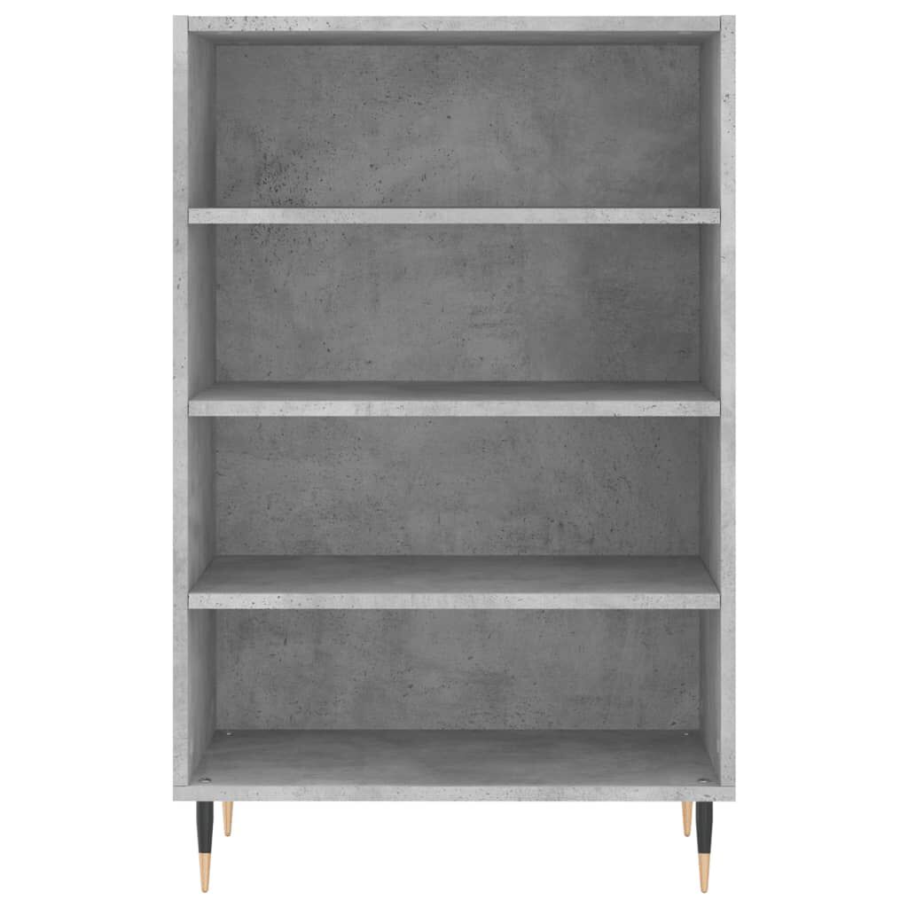 vidaXL Ραφιέρα Γκρι Σκυροδέματος 57 x 35 x 90 από Επεξεργασμένο Ξύλο
