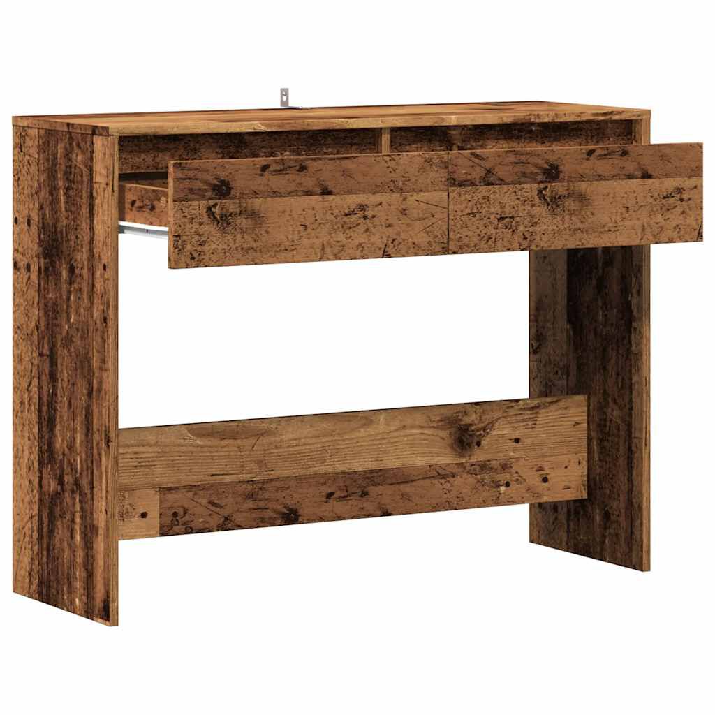 vidaXL Τραπέζι Κονσόλα Παλαιό Ξύλο 100x35x76,5 εκ. Επεξεργασμένο Ξύλο