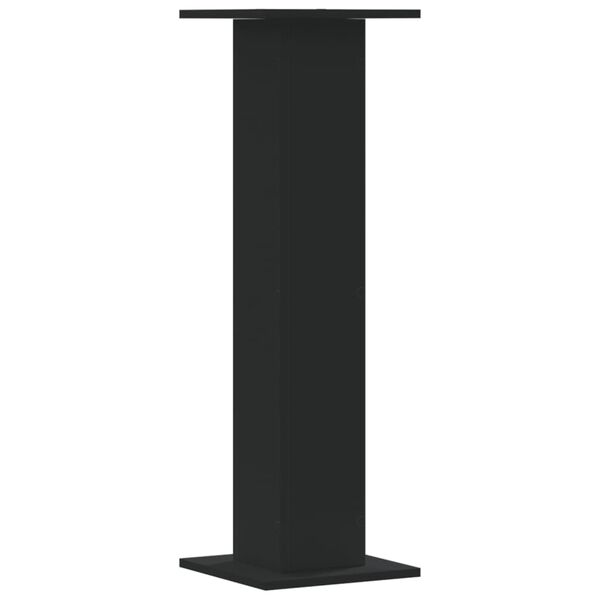 vidaXL Βάσεις Φυτών 2 τεμ. Μαύρες 30x30x95 εκ. από Επεξεργασμένο Ξύλο