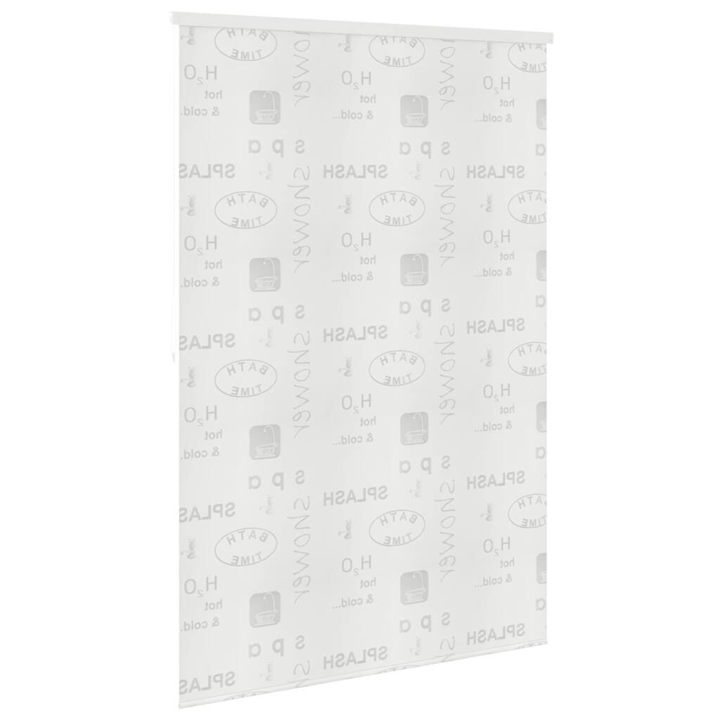 vidaXL Κουρτίνα Μπάνιου Ρολό Σχέδιο Πιτσιλιά 140 x 240 εκ.