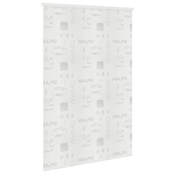 vidaXL Κουρτίνα Μπάνιου Ρολό Σχέδιο Πιτσιλιά 140 x 240 εκ.