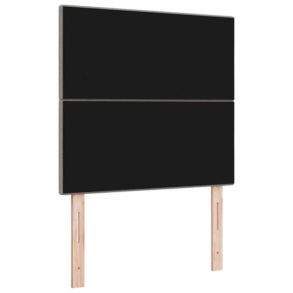 vidaXL Κεφαλάρι με κεφαλάρι Taupe 100 cm ύφασμα