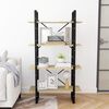 vidaXL Βιβλιοθήκη με 4 Ράφια Sonoma Δρυς 80x30x140 εκ. από Επεξ. Ξύλο