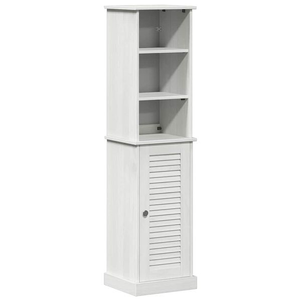 vidaXL Σετ Επίπλων Μπάνιου VIGO Καφέ και Λευκό 37 x 34 x 150 εκ