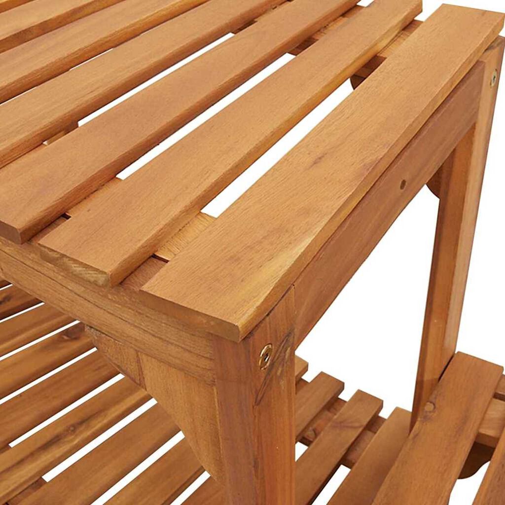vidaXL Περίβλημα Τζακούζι Καφέ 272 x 120 x 55.5 εκ. Μασίφ ξύλο ακακίας