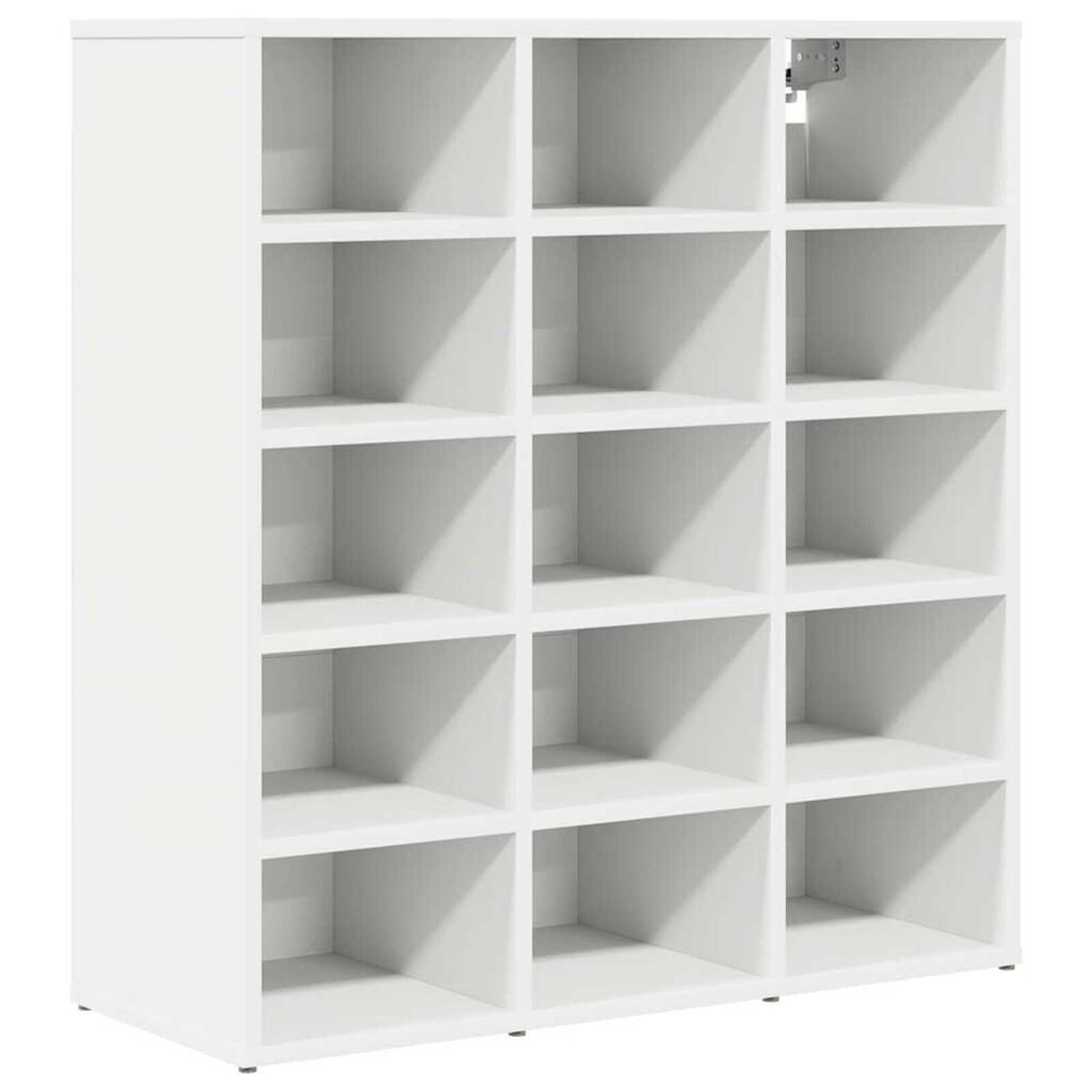 vidaXL Ντουλάπα Παπουτσιών με ράφι Λευκό 77.5 x 30 x 83.5 εκ.