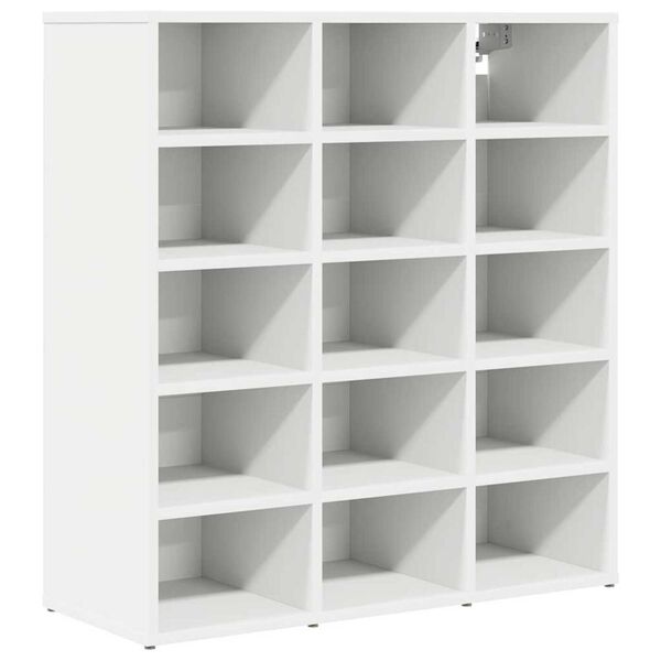 vidaXL Ντουλάπα Παπουτσιών με ράφι Λευκό 77.5 x 30 x 83.5 εκ.