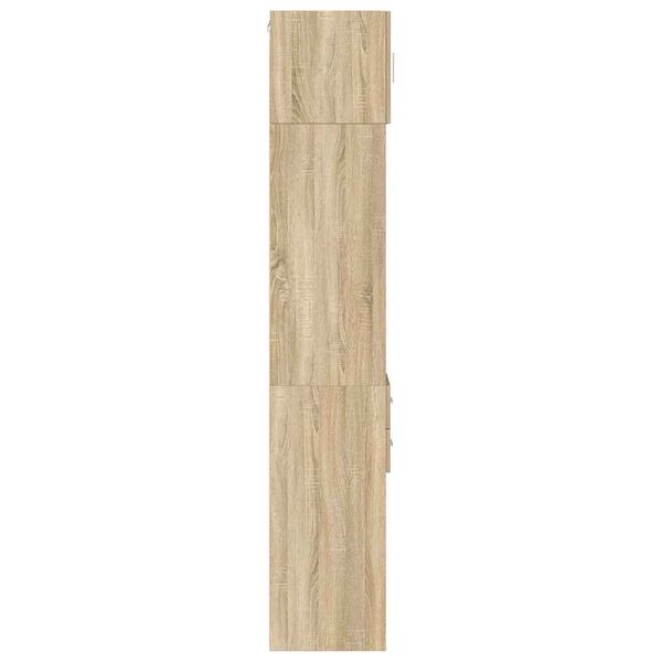 vidaXL Ντουλάπι Αποθήκευσης Στενό Δρυς 30x42,5x225 εκ. Επεξεργ. Ξύλο
