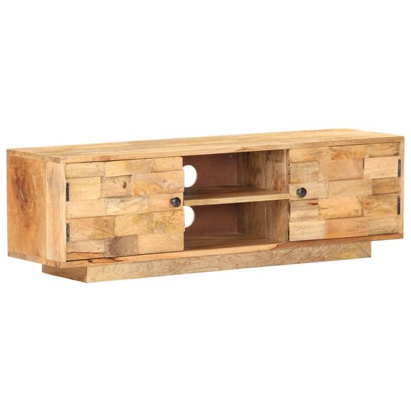 vidaXL Έπιπλο Τηλεόρασης 116 x 30 x 35 εκ. από Μασίφ Ξύλο Μάνγκο