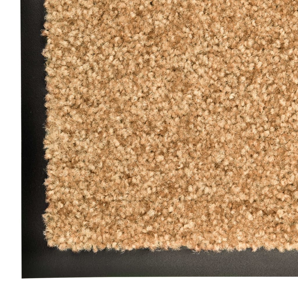 vidaXL Πατάκι Εισόδου Πλενόμενο Κρεμ 40 x 60 εκ.