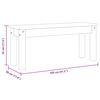vidaXL Πάγκος Τραπεζαρίας Panama 105x30x45 εκ. από Μασίφ Ξύλο Πεύκου