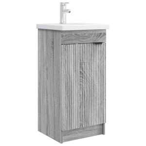 vidaXL &Kappa;&alpha;&theta;&rho;έ&phi;&tau;&eta;&sigmaf; &mu;&pi;ά&nu;&iota;&omicron;&upsilon; &mu;&epsilon; &nu;&iota;&pi;&tau;ή&rho;&alpha; &Gamma;&kappa;&rho;&iota; Sonoma 42 x 40 x 84,5 &epsilon;&kappa;