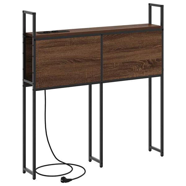 vidaXL Κεφαλάρι Αποθήκης Καφέ δρυς 75 cm Επεξεργασμένο ξύλο