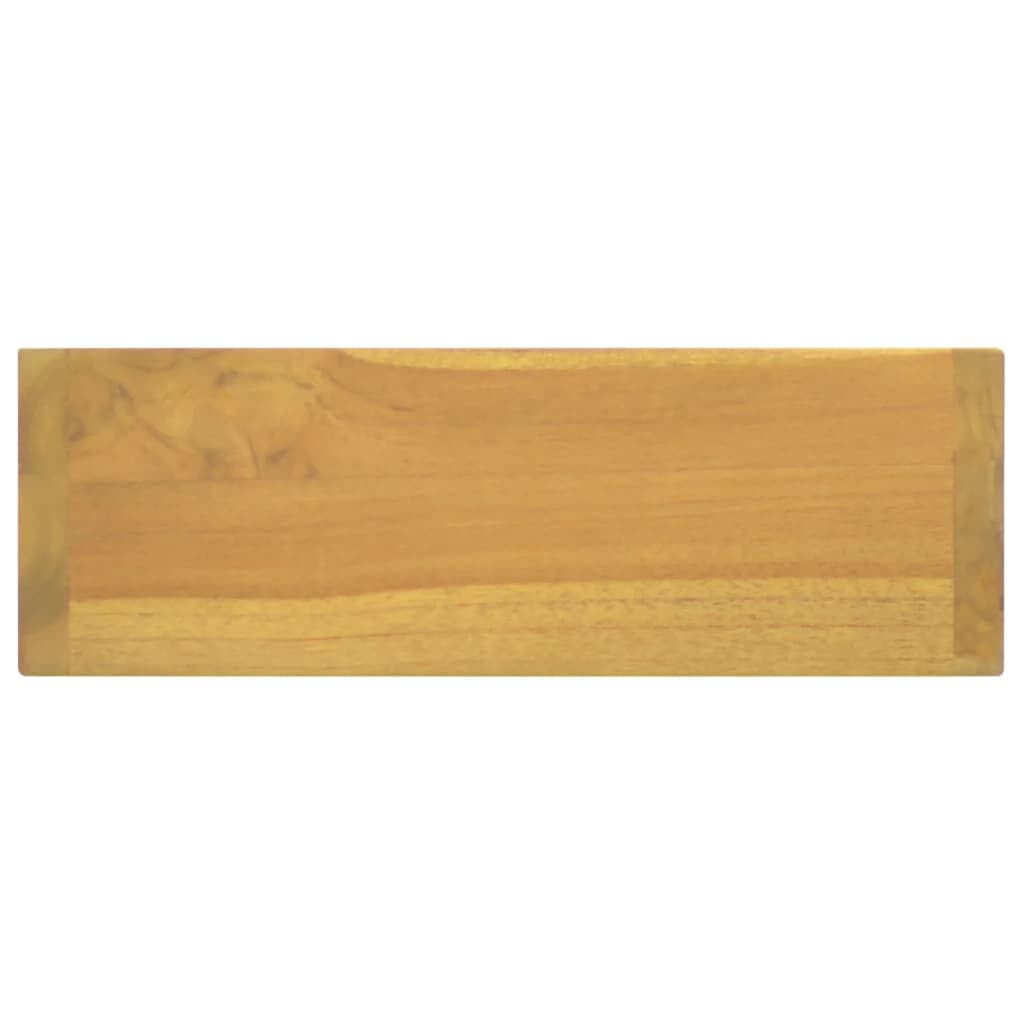 vidaXL Ντουλάπι Καθρέφτη 30 x 10 x 40 εκ. από Μασίφ Ξύλο Teak
