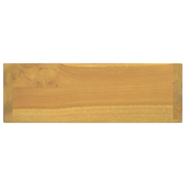 vidaXL Ντουλάπι Καθρέφτη 30 x 10 x 40 εκ. από Μασίφ Ξύλο Teak