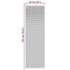 vidaXL Έντομο κουρτίνα πόρτας Σκούρο γκρι 56x185 cm Μπαμπού