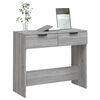 vidaXL Τραπέζι Κονσόλα Γκρι Sonoma 90x36x75 εκ. Επεξεργασμένο Ξύλο