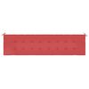 vidaXL Μαξιλάρι Πάγκου Κήπου Κόκκινο 200x50x4 εκ. Ύφασμα Oxford