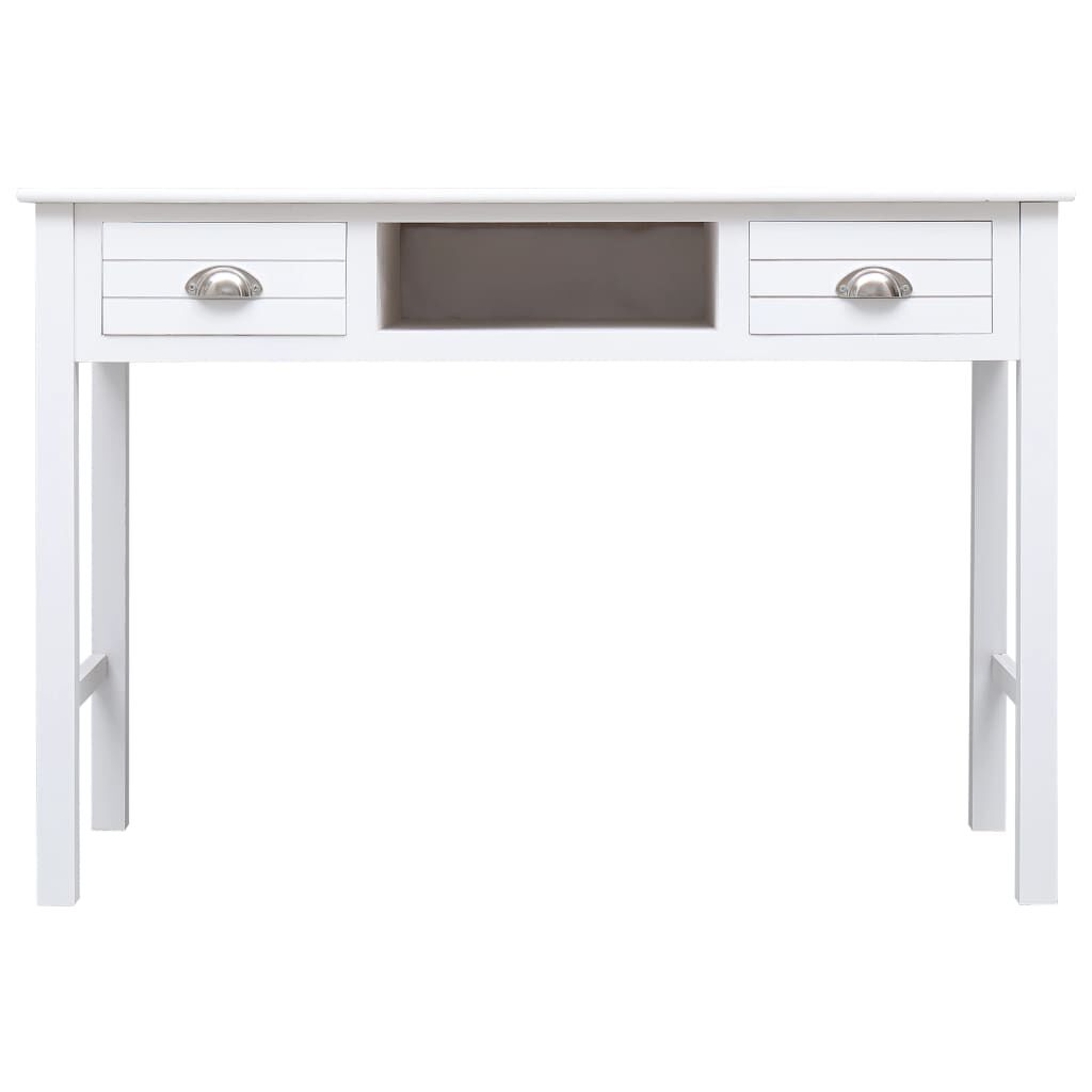 vidaXL Γραφείο Λευκό 110 x 45 x 76 εκ. Ξύλινο