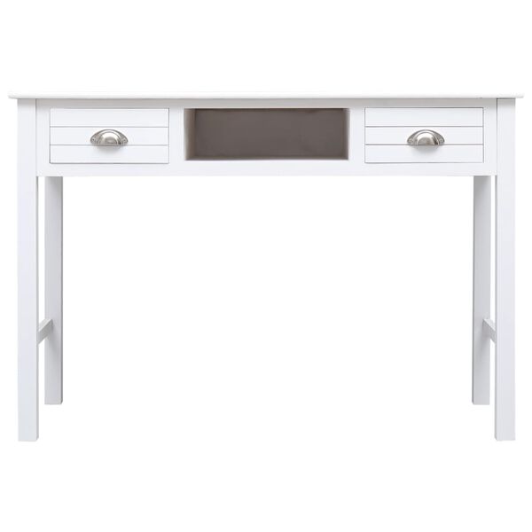 vidaXL Γραφείο Λευκό 110 x 45 x 76 εκ. Ξύλινο