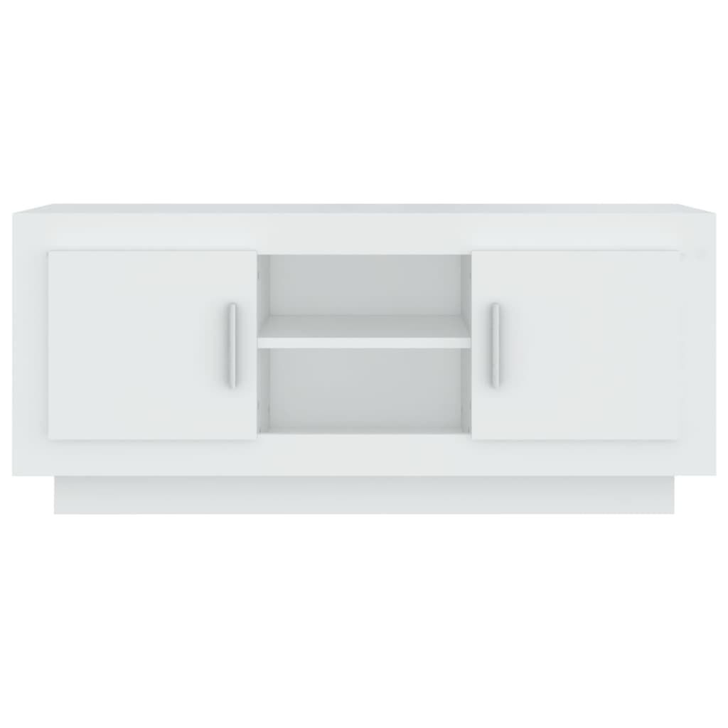 vidaXL Έπιπλο Τηλεόρασης Λευκό 102x35x45 εκ. από Επεξεργασμένο Ξύλο