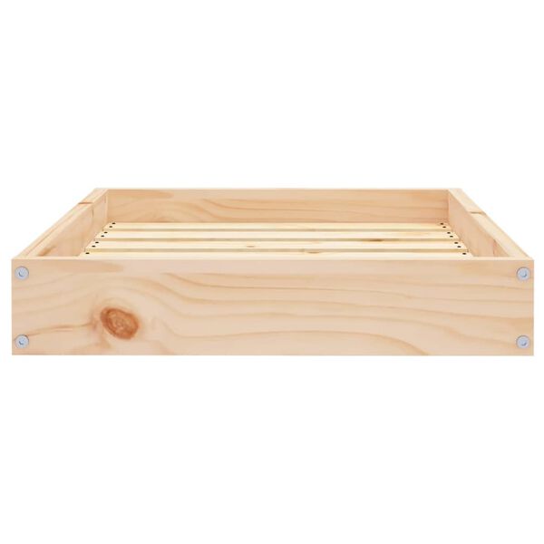 vidaXL Κρεβάτι Σκύλου 61,5 x 49 x 9 εκ. από Μασίφ Ξύλο Πεύκου