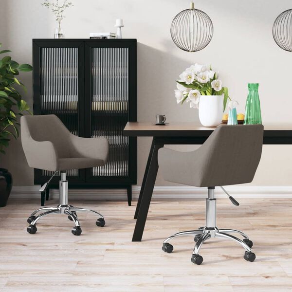 vidaXL &Pi;&omicron;&lambda;&upsilon;&theta;&rho;ό&nu;&epsilon;&sigmaf; &Tau;&rho;&alpha;&pi;&epsilon;&zeta;&alpha;&rho;ί&alpha;&sigmaf; &Pi;&epsilon;&rho;&iota;&sigma;&tau;&rho;&epsilon;&phi;ό&mu;&epsilon;&nu;&epsilon;&sigmaf; 2 &tau;&epsilon;&mu;. Taupe &Upsilon;&phi;&alpha;&sigma;&mu;ά&tau;&iota;&nu;&epsilon;&sigmaf;