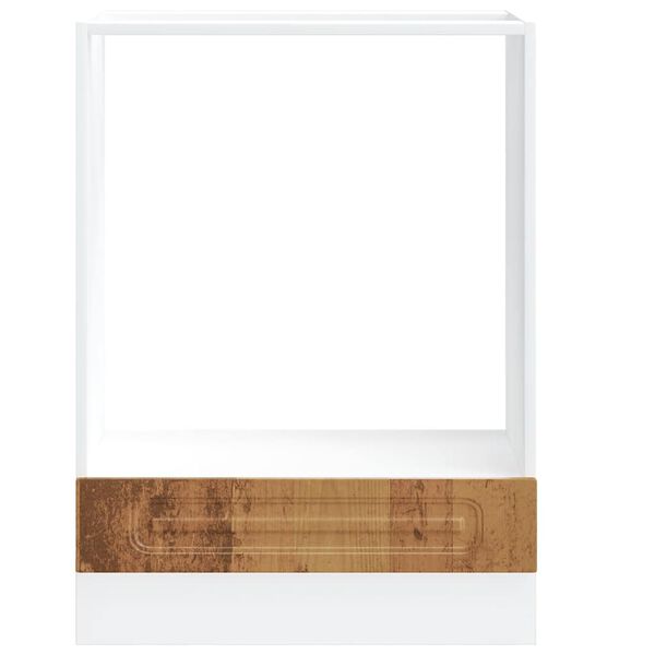 vidaXL Ντουλάπι φούρνου "Kalmar" Παλιό ξύλο Μηχανουργικό ξύλο