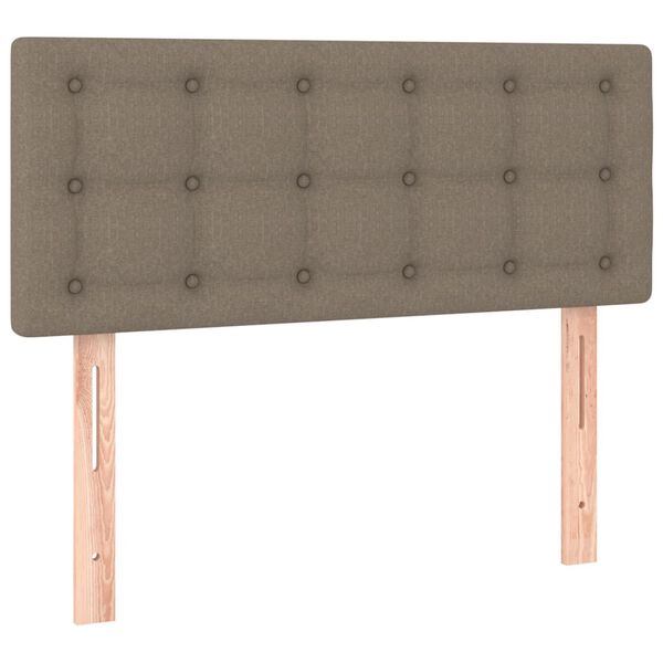 vidaXL Κεφαλάρι Κρεβατιού Taupe 90x5x78/88 εκ. Υφασμάτινο