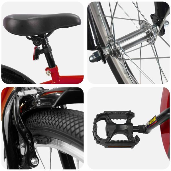 vidaXL &Pi;&alpha;&iota;&delta;&iota;&kappa;ό &Pi;&omicron;&delta;ή&lambda;&alpha;&tau;&omicron; 18 ί&nu;&tau;&sigma;&epsilon;&sigmaf; &gamma;&iota;&alpha; 5-7 &epsilon;&tau;ώ&nu; &Kappa;ό&kappa;&kappa;&iota;&nu;&omicron;