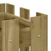 vidaXL Ζαρντινιέρα με Σχέδιο Φράχτη 60x30x30 εκ. Εμποτισμ. Ξύλο Πεύκου