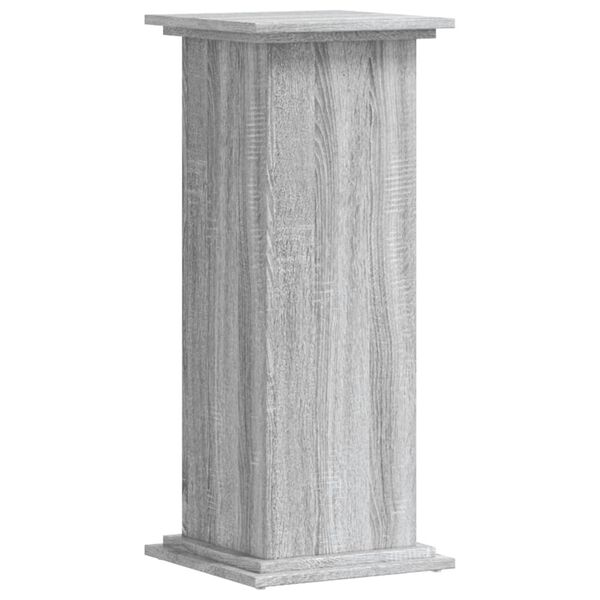 vidaXL Βάσεις Φυτών Γκρι Sonoma 33x33x80 εκ. Επεξεργασμένο Ξύλο