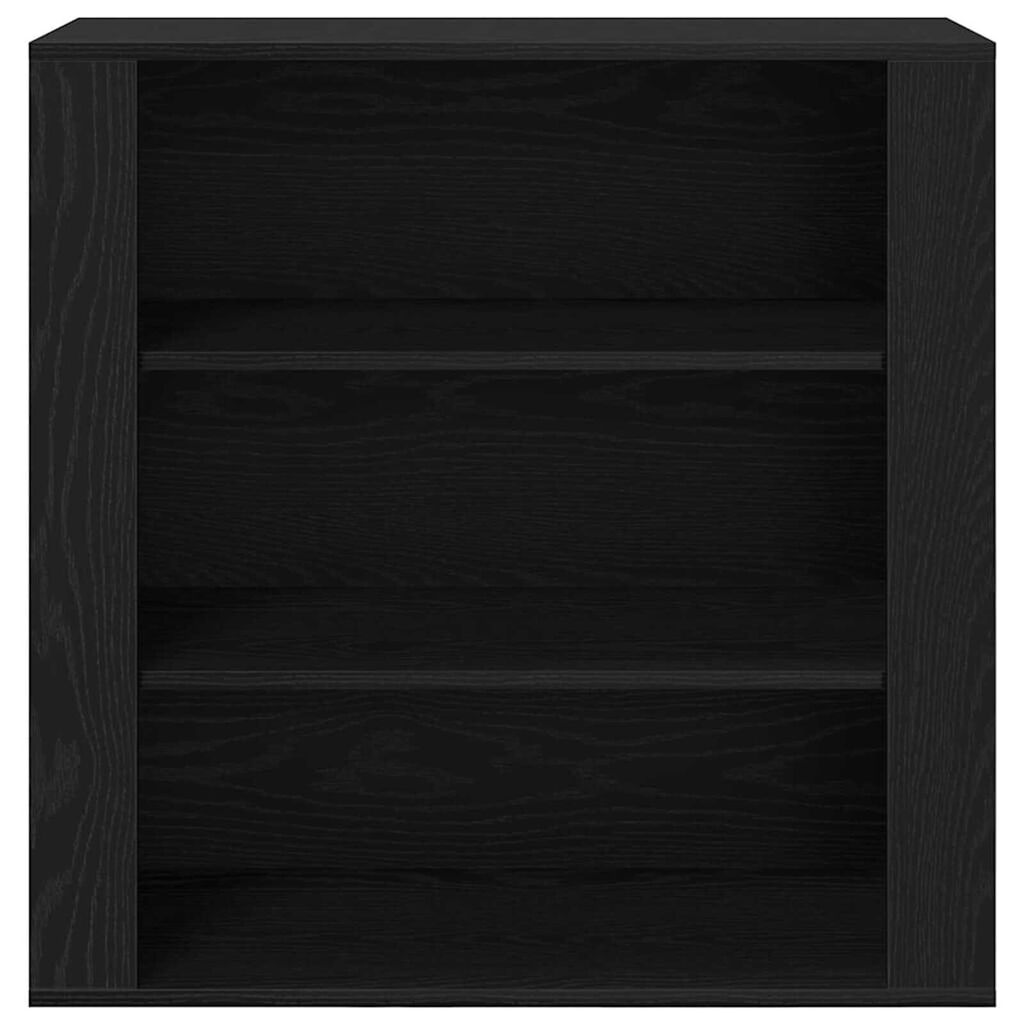 vidaXL Υψηλός Βαθμός Μαύρη δρυς 80 x 33 x 150 εκ Επεξεργασμένο ξύλο