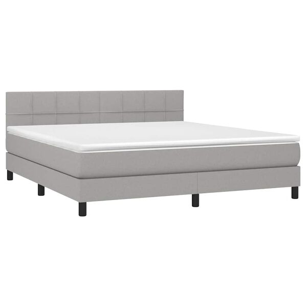 vidaXL &Kappa;&rho;&epsilon;&beta;ά&tau;&iota; Boxspring &mu;&epsilon; &Sigma;&tau;&rho;ώ&mu;&alpha; &Alpha;&nu;. &Pi;&rho;ά&sigma;&iota;&nu;&omicron; 160x200&epsilon;&kappa; &Upsilon;&phi;&alpha;&sigma;&mu;ά&tau;&iota;&nu;&omicron;