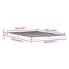 vidaXL Κρεβάτι δαπέδου Φυσικό 160 x 220 cm Μασίφ ξύλο πεύκου