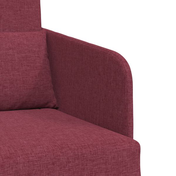 vidaXL Καναπές Κρεβάτι 2 σε 1 Μπορντό 65x80x83 εκ. Υφασμάτινος