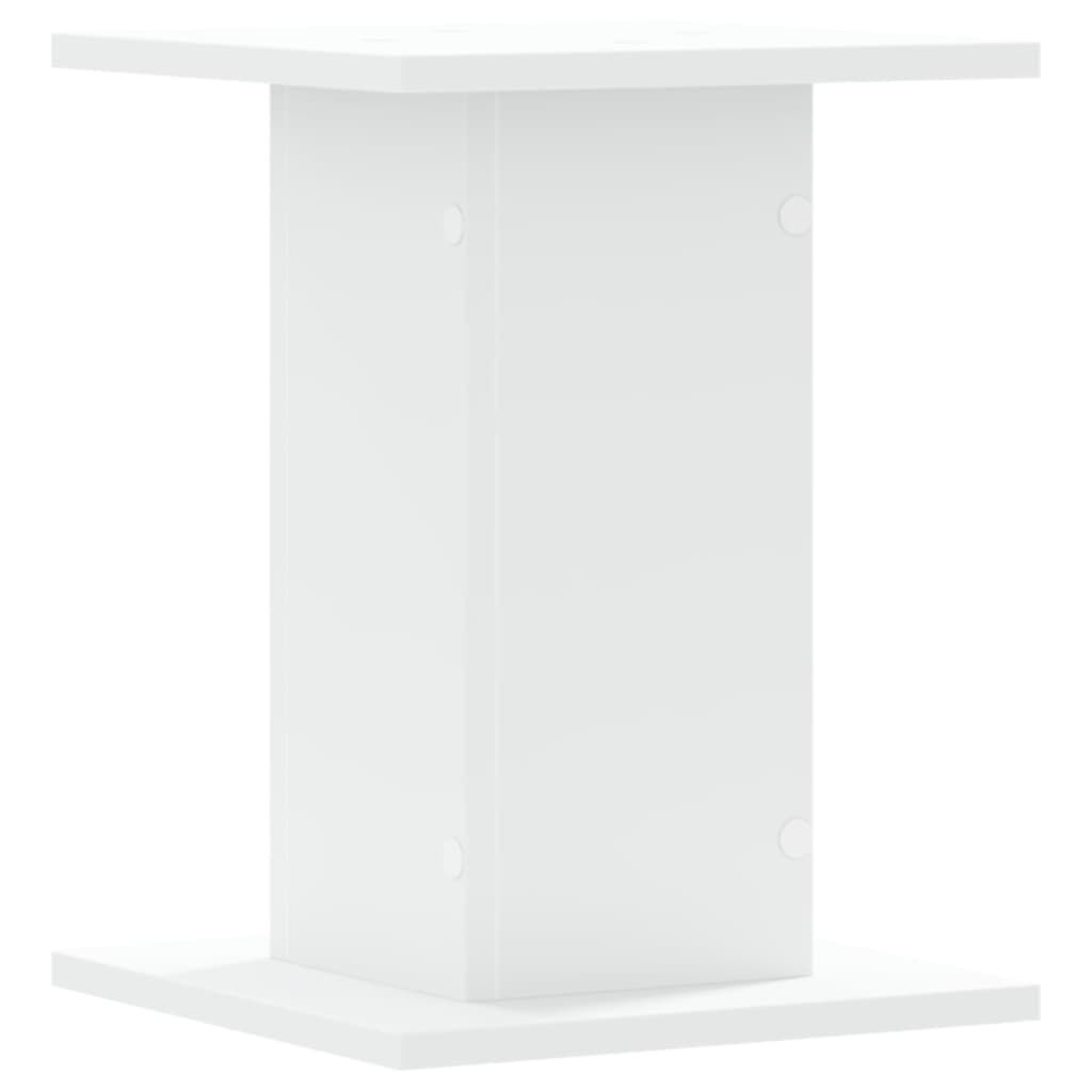 vidaXL Βάσεις Φυτών 2 τεμ. Λευκές 30x30x40 εκ. από Επεξεργασμένο Ξύλο