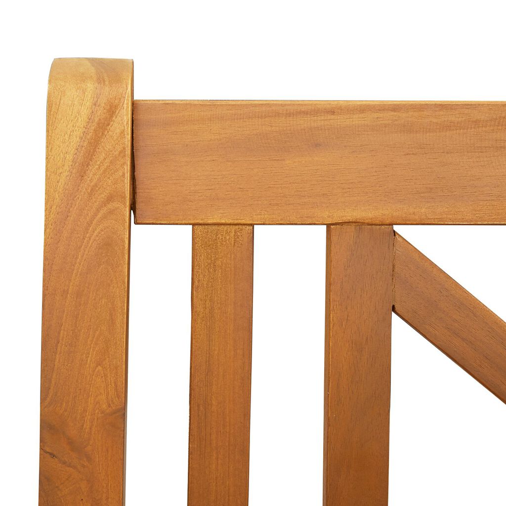 vidaXL 2Θέσιος Πάγκος Swing Κήπου 110x56x58 εκ Μασίφ Ξύλο Ακακίας