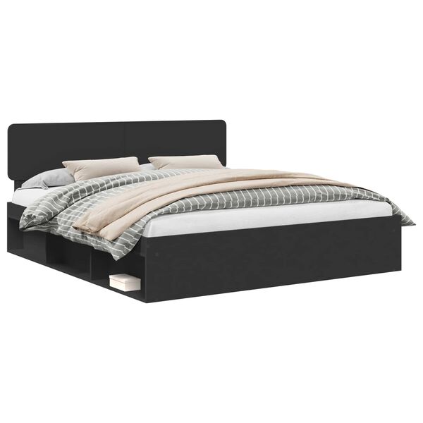 vidaXL &Sigma;&kappa;&epsilon;&lambda;&epsilon;&tau;ό&sigmaf; &Kappa;&rho;&epsilon;&beta;&alpha;&tau;&iota;&omicron;ύ &Mu;&alpha;ύ&rho;&omicron; 180 x 200 cm &Sigma;&tau;&epsilon;&rho;&epsilon;ά &xi;&upsilon;&lambda;&epsilon;ί&alpha; &pi;&epsilon;ύ&kappa;&omicron;&upsilon;